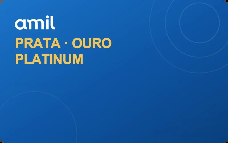 Planos Amil Prata, Ouro e Platinum