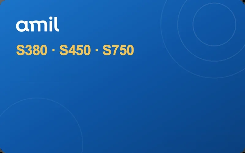 Linha Amil Selecionada S380, S450 e S750